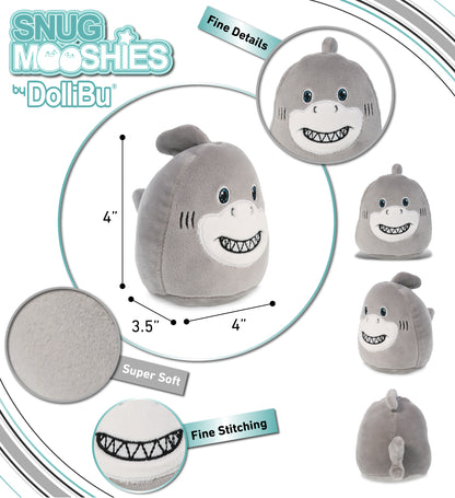 SNUG-MOOSHIES PLUSH - SHARK 4"
