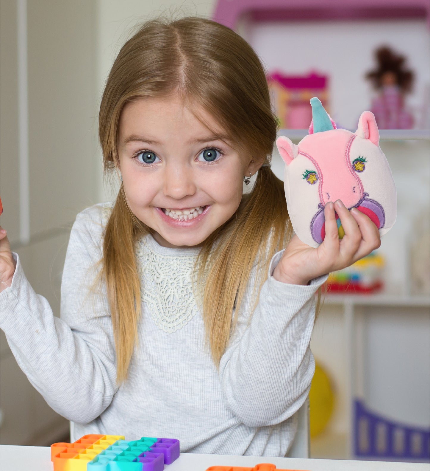 SNUG-MOOSHIES PLUSH - UNICORN 4"