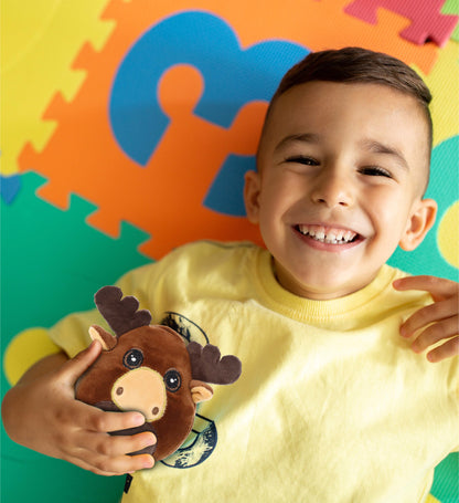 SNUG-MOOSHIES PLUSH - MOOSE 4"