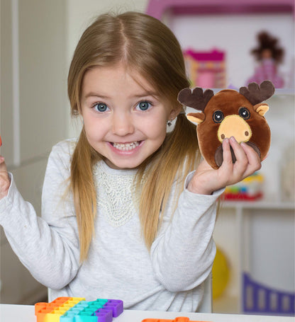 SNUG-MOOSHIES PLUSH - MOOSE 4"
