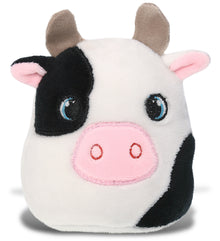 SNUG-MOOSHIES PLUSH - COW 4"