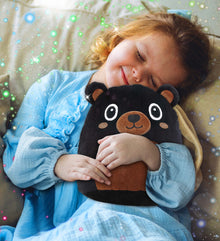 SNUG-MOOSHIES PLUSH - BLACK BEAR 10"