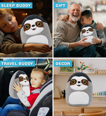 SNUG-MOOSHIES PLUSH - SLOTH 10"