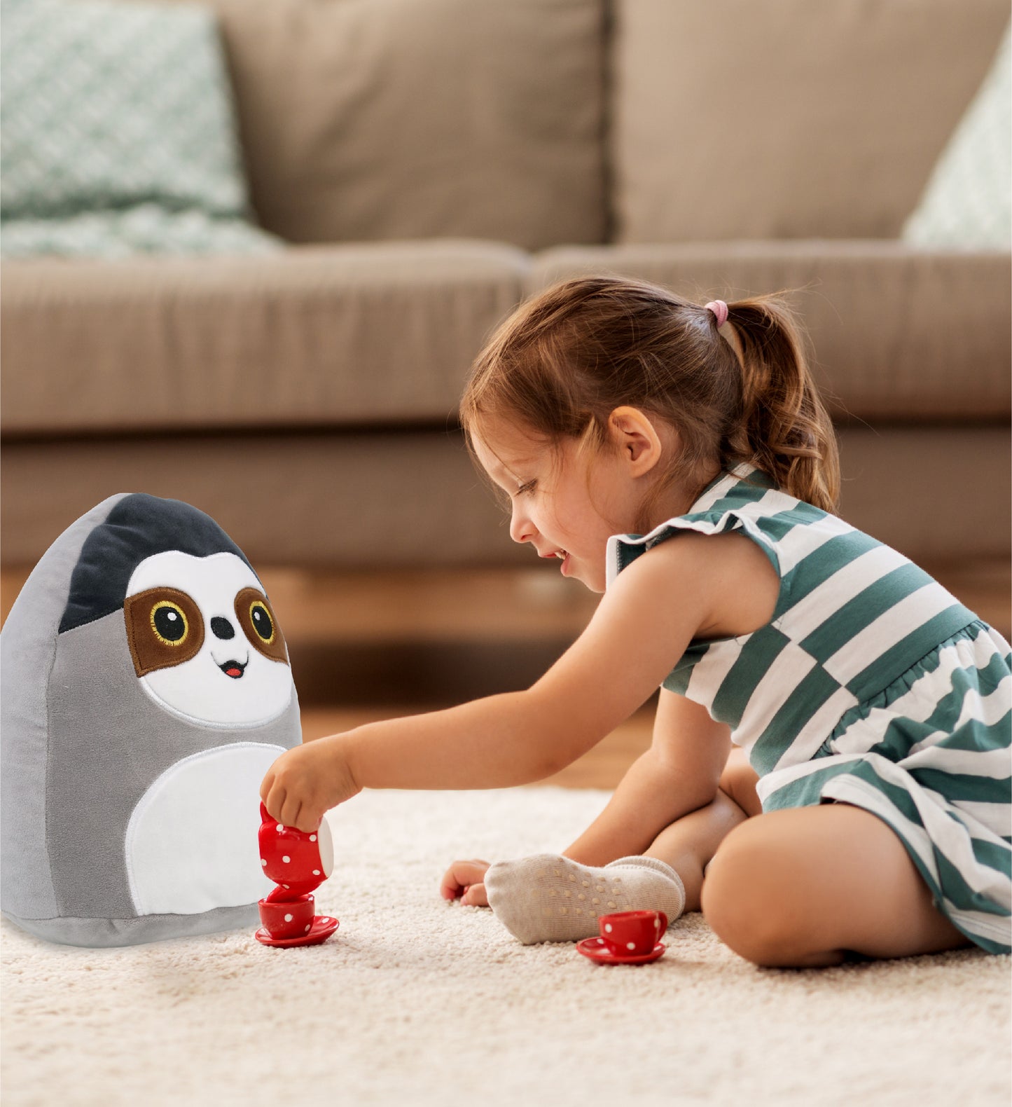 SNUG-MOOSHIES PLUSH - SLOTH 10"