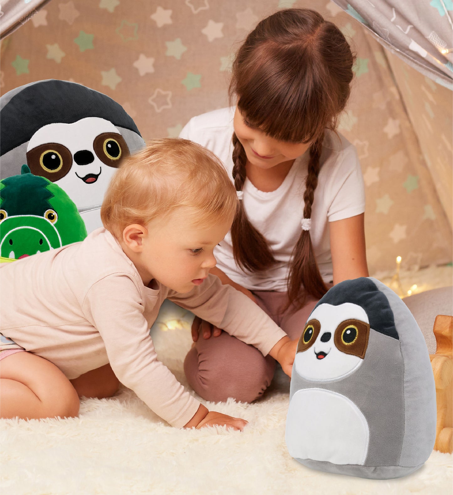 SNUG-MOOSHIES PLUSH - SLOTH 10"