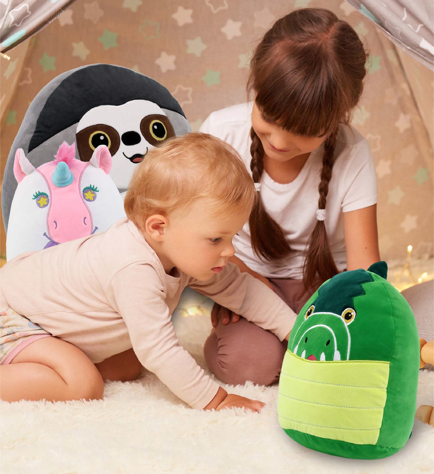 SNUG-MOOSHIES PLUSH - ALLIGATOR 10"