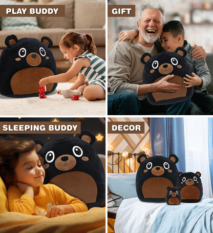 SNUG-MOOSHIES PLUSH - BLACK BEAR 17"