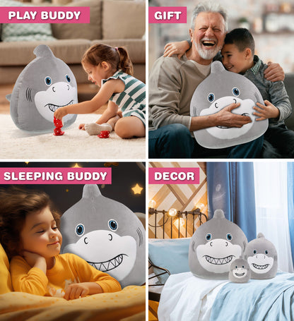 SNUG-MOOSHIES PLUSH - SHARK 17"