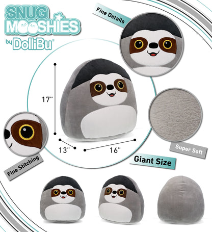 SNUG-MOOSHIES PLUSH - SLOTH 17"