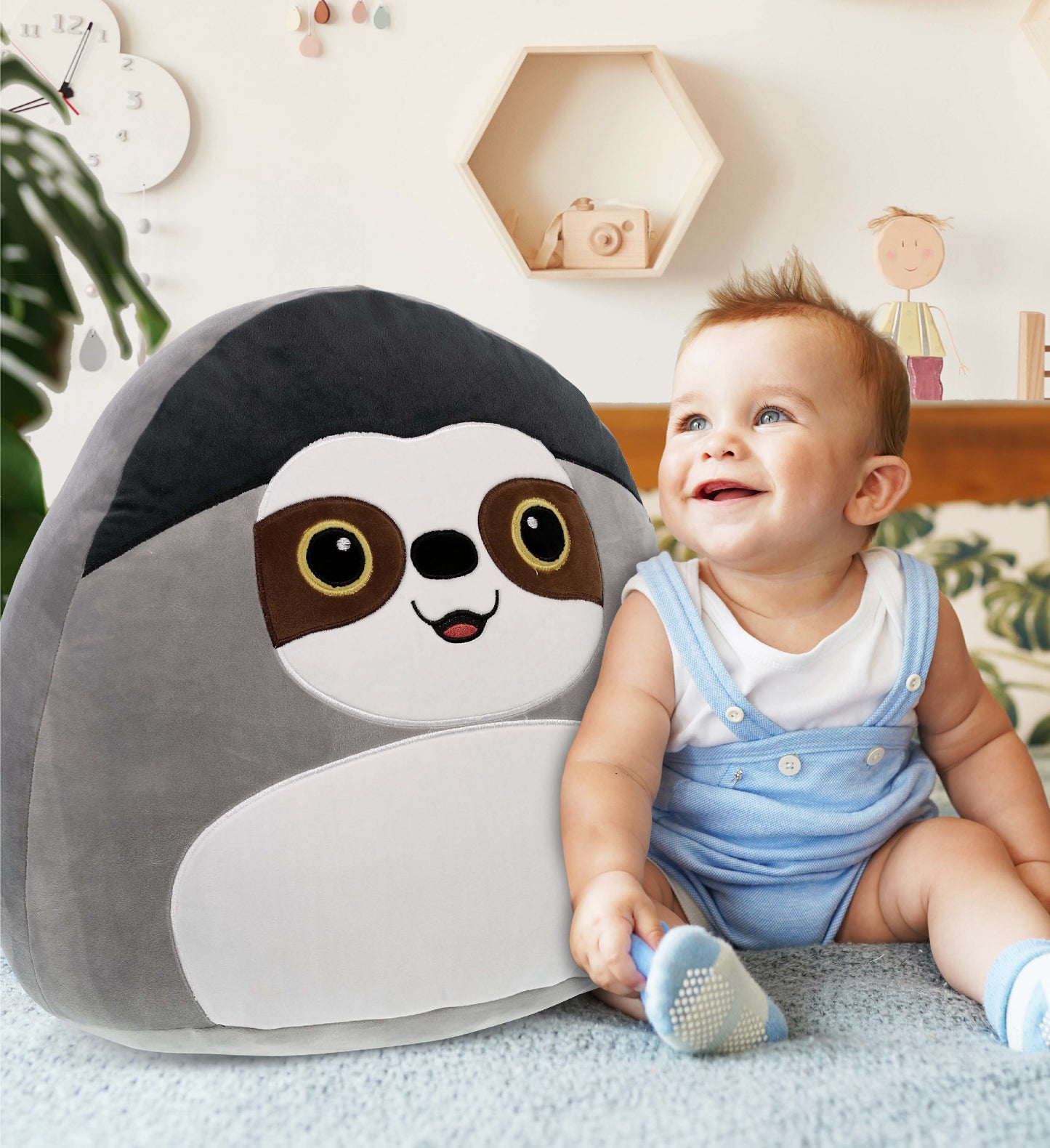 SNUG-MOOSHIES PLUSH - SLOTH 17"