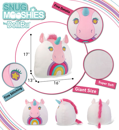 SNUG-MOOSHIES PLUSH - UNICORN 17"
