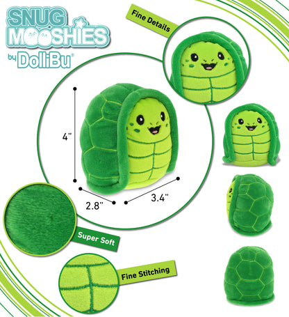 SNUG-MOOSHIES PLUSH - SEA TURTLE 4"
