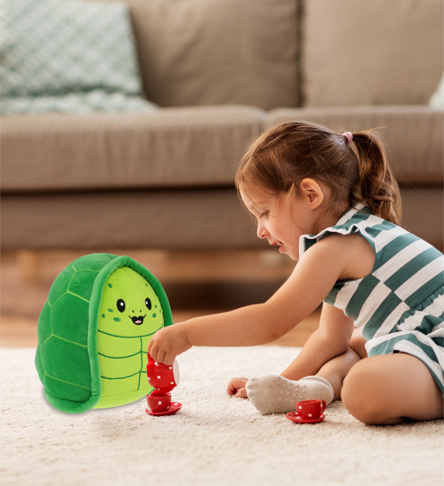 SNUG-MOOSHIES PLUSH - SEA TURTLE 10"
