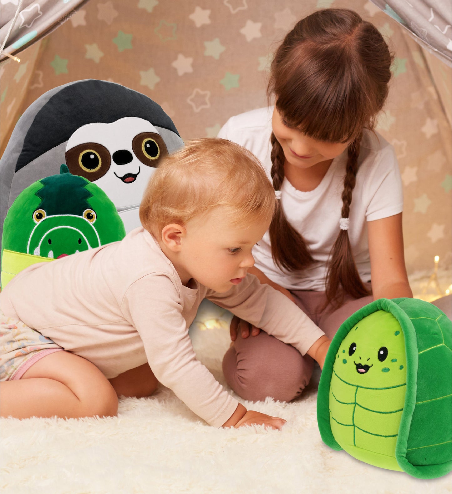 SNUG-MOOSHIES PLUSH - SEA TURTLE 10"