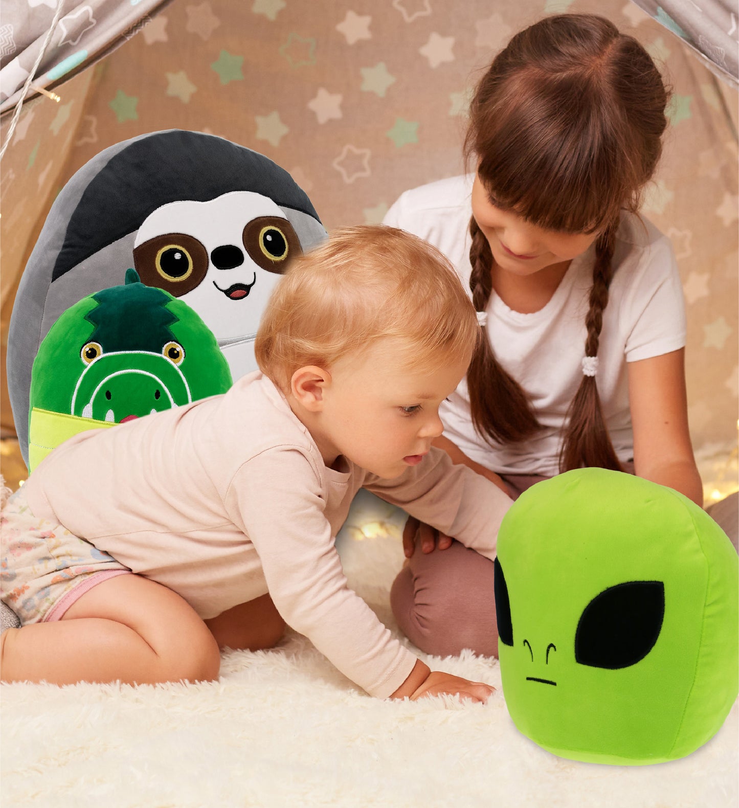 SNUG-MOOSHIES PLUSH - ALIEN 10"