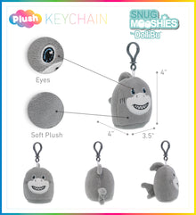 SNUG-MOOSHIES PLUSH CLIPS - SHARK
