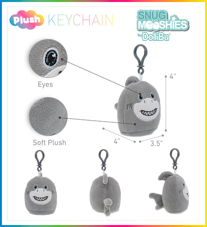 SNUG-MOOSHIES PLUSH CLIPS - SHARK