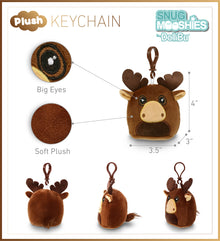SNUG-MOOSHIES PLUSH CLIPS - MOOSE