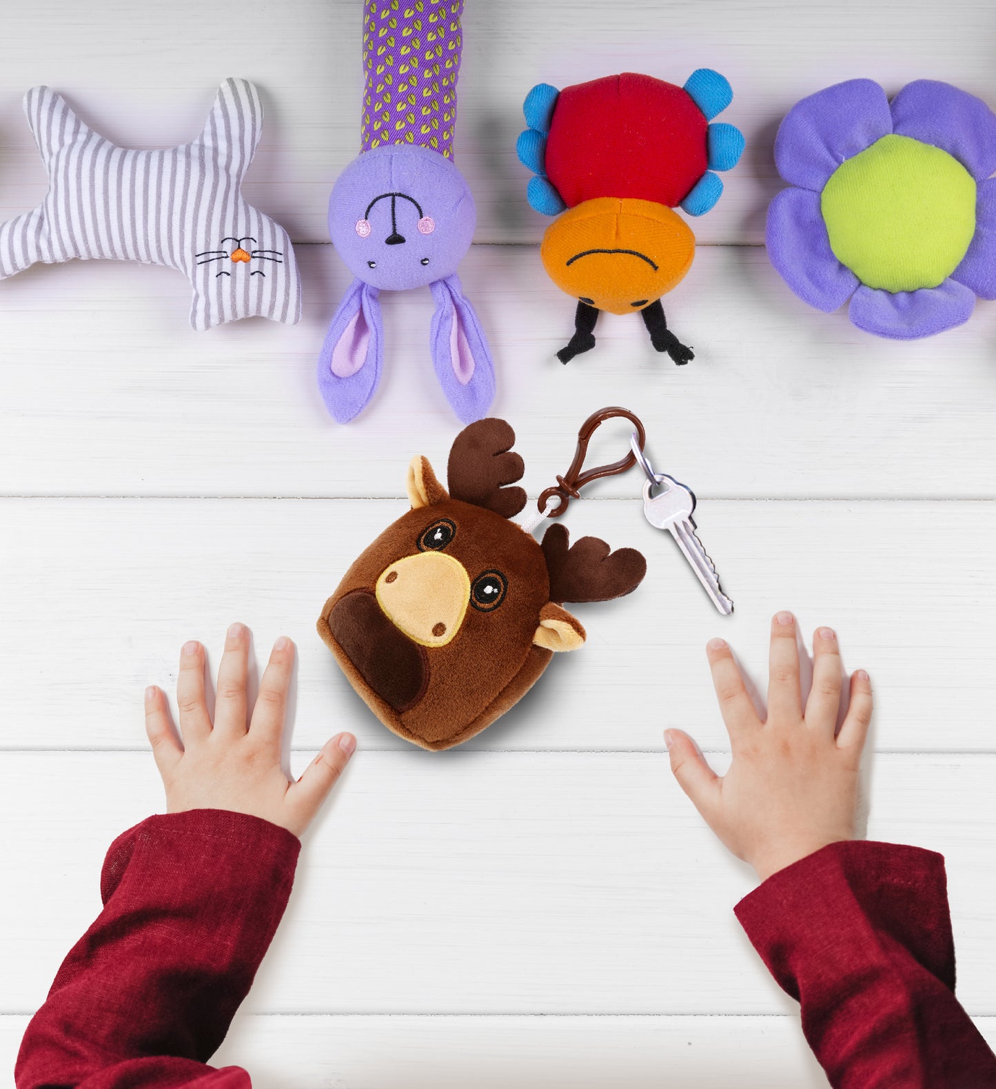 SNUG-MOOSHIES PLUSH CLIPS - MOOSE