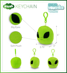 SNUG-MOOSHIES PLUSH CLIPS - ALIEN