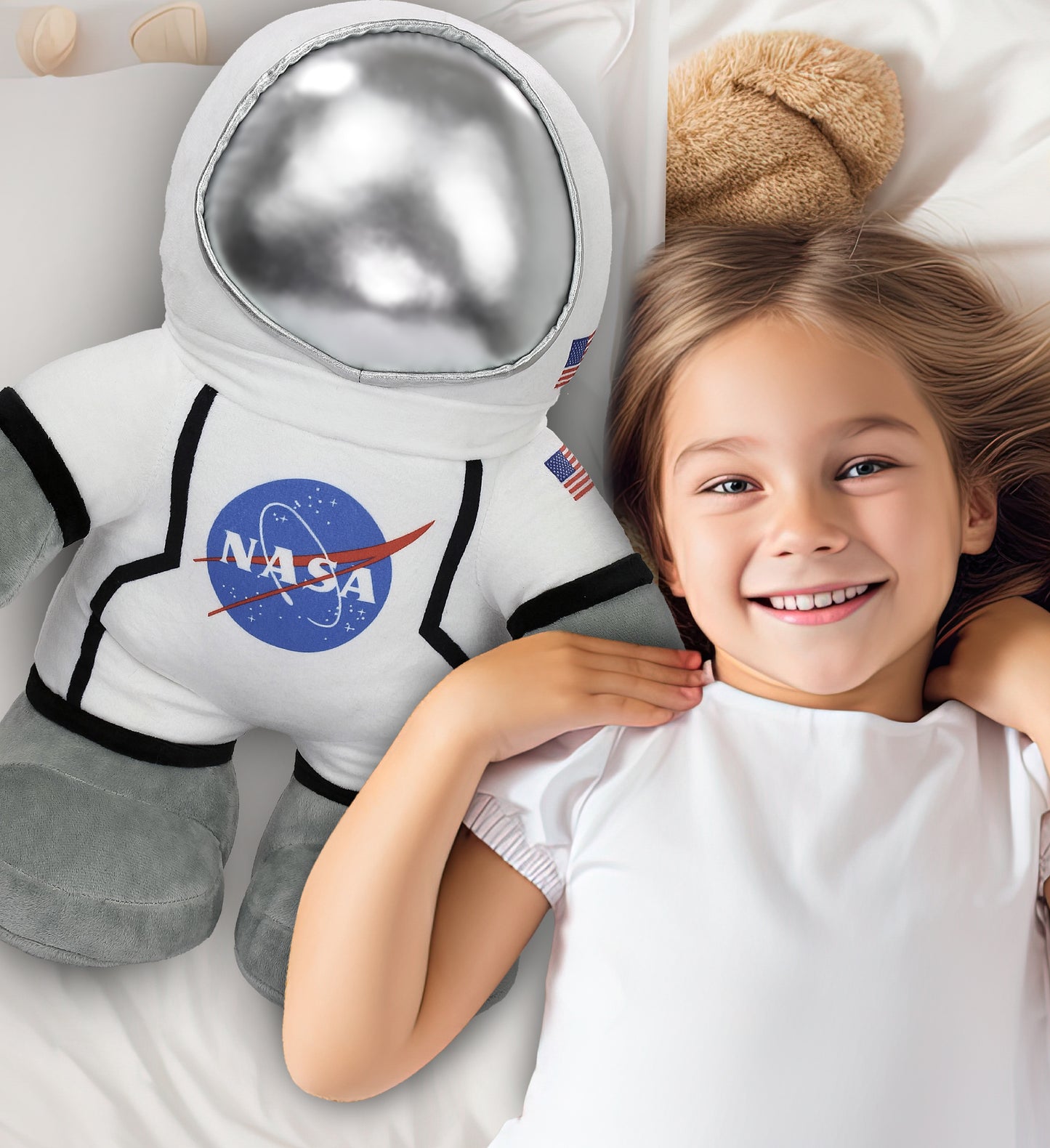 SNUG-MOOSHIES PLUSH - STANDING ASTRONAUT 17"