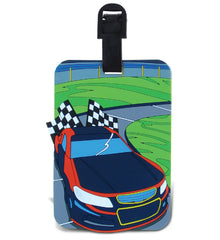LUGGAGE TAGS - RACE CAR