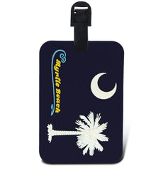 LUGGAGE TAGS - SOUTH CAROLINA FLAG - MYRTLE BEACH