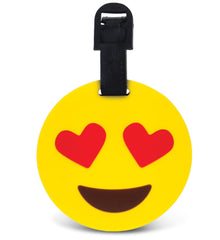 LUGGAGE TAGS - LOVE STRUCK EMOJI