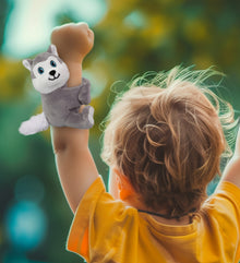 SLAP BRACELET PLUSH - WOLF