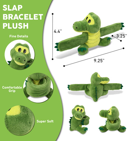 SLAP BRACELET PLUSH - ALLIGATOR