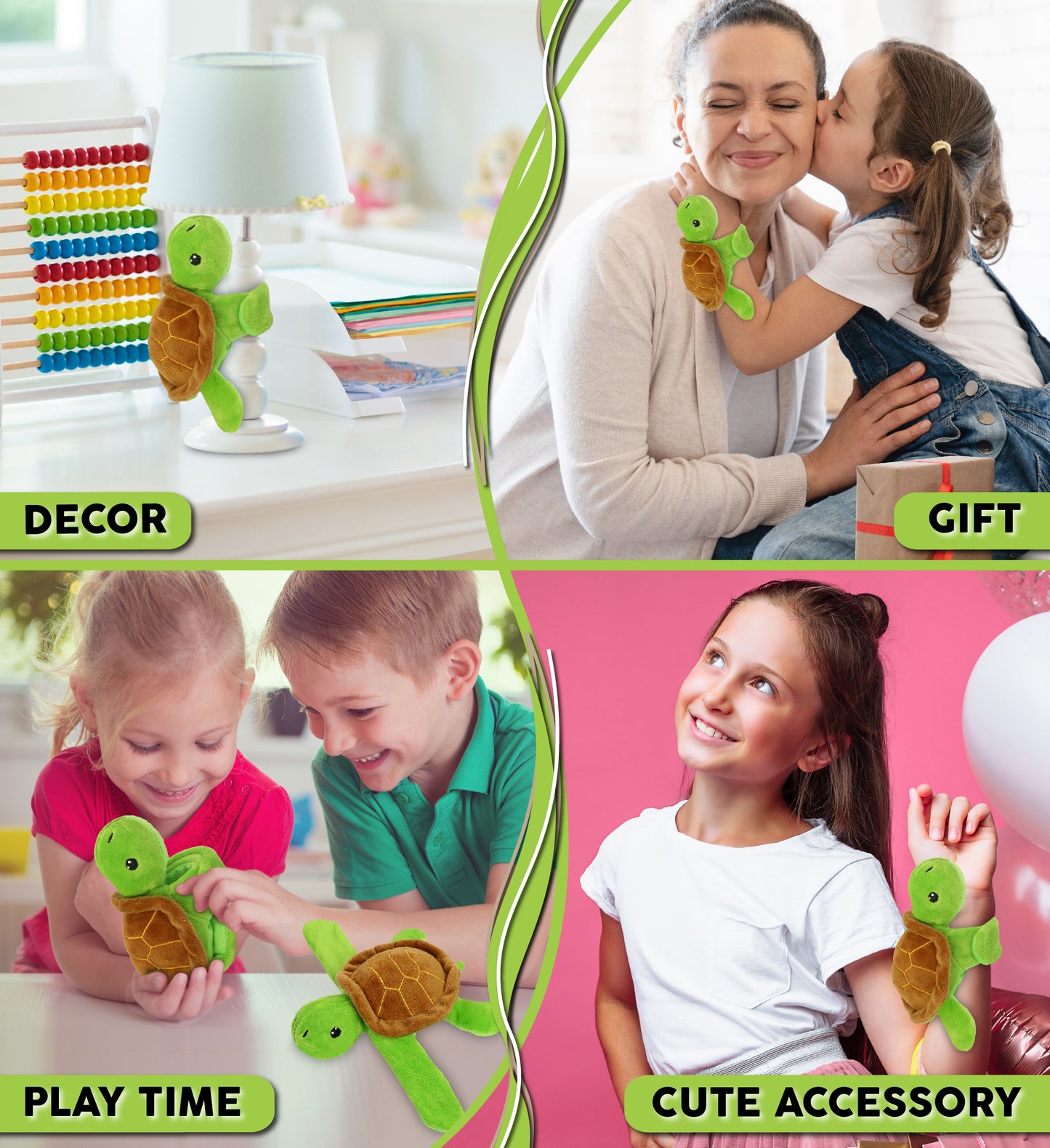 SLAP BRACELET PLUSH - SEA TURTLE
