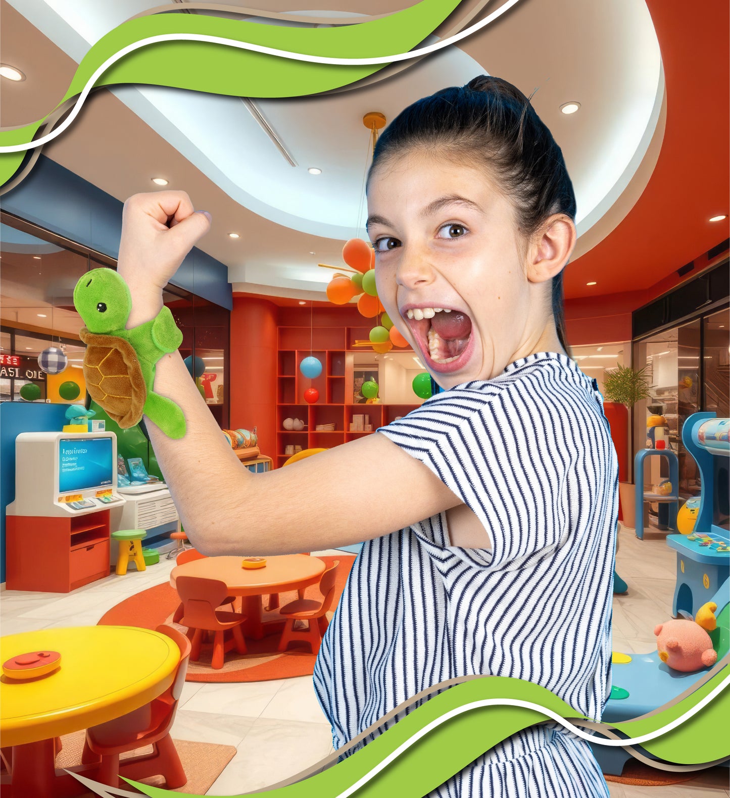 SLAP BRACELET PLUSH - SEA TURTLE