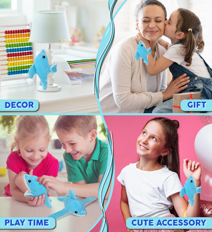SLAP BRACELET PLUSH - DOLPHIN