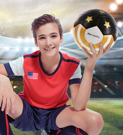 SOCCER BALL - USA FLAG - SIZE 4