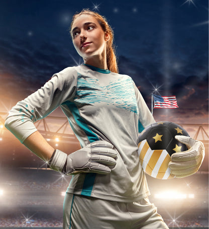 SOCCER BALL - USA FLAG - SIZE 4