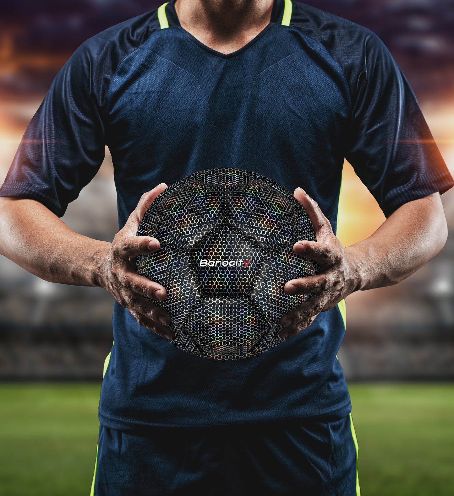 SOCCER BALL - BLACK MODERN PATTERN - SIZE 4