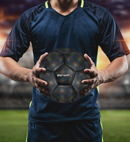 SOCCER BALL - BLACK MODERN PATTERN - SIZE 4