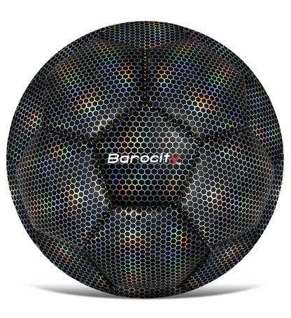 SOCCER BALL - BLACK MODERN PATTERN - SIZE 4