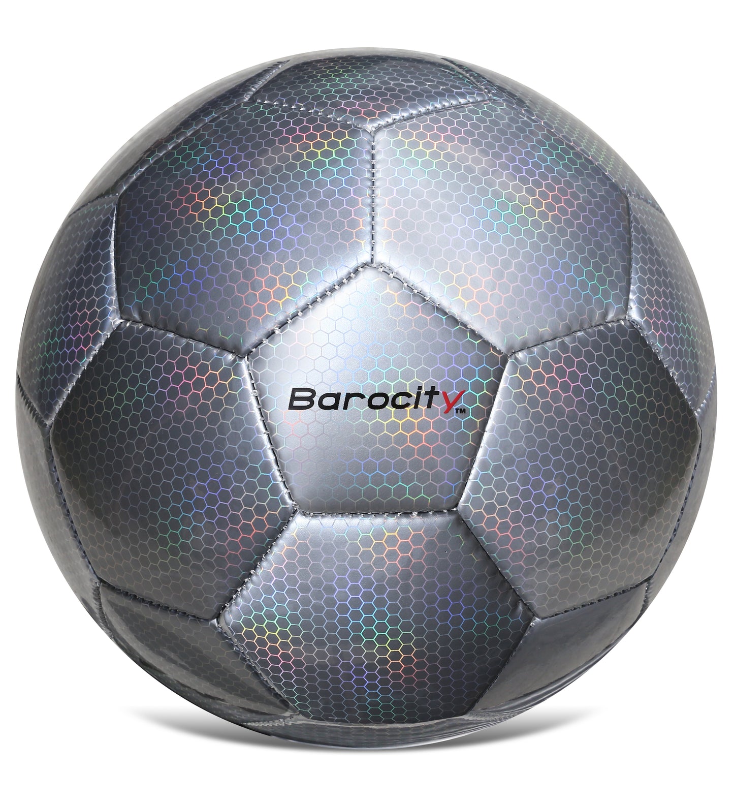 SOCCER BALL - SILVER MODERN PATTERN - SIZE 4