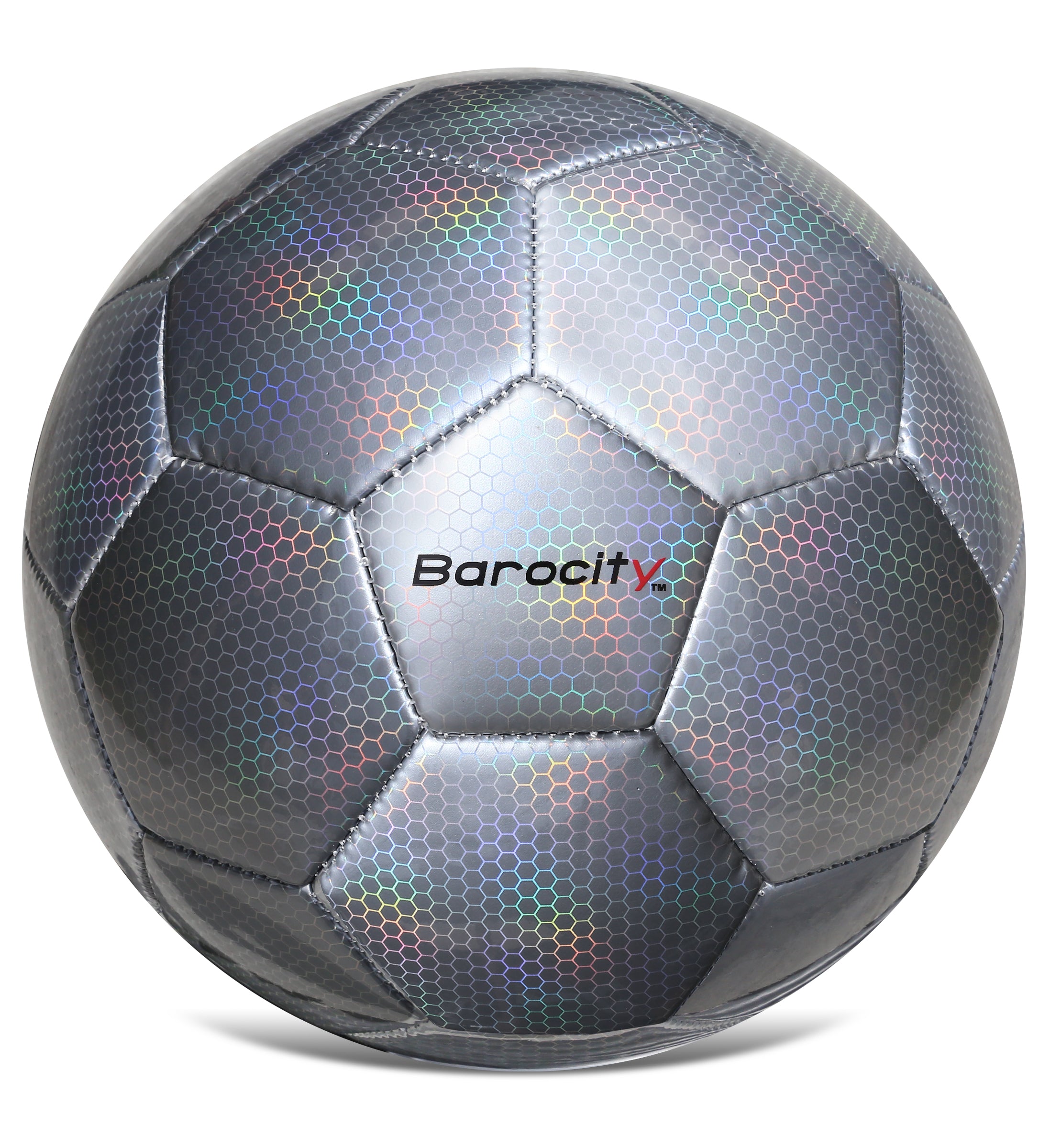SOCCER BALL - SILVER MODERN PATTERN - SIZE 4
