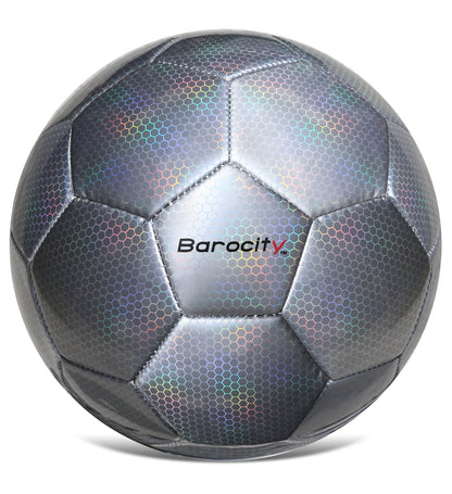 SOCCER BALL - SILVER MODERN PATTERN - SIZE 4