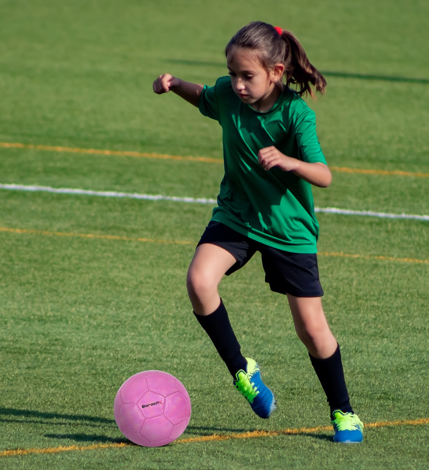 SOCCER BALL - PINK MODERN PATTERN - SIZE 4