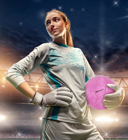 SOCCER BALL - PINK MODERN PATTERN - SIZE 5