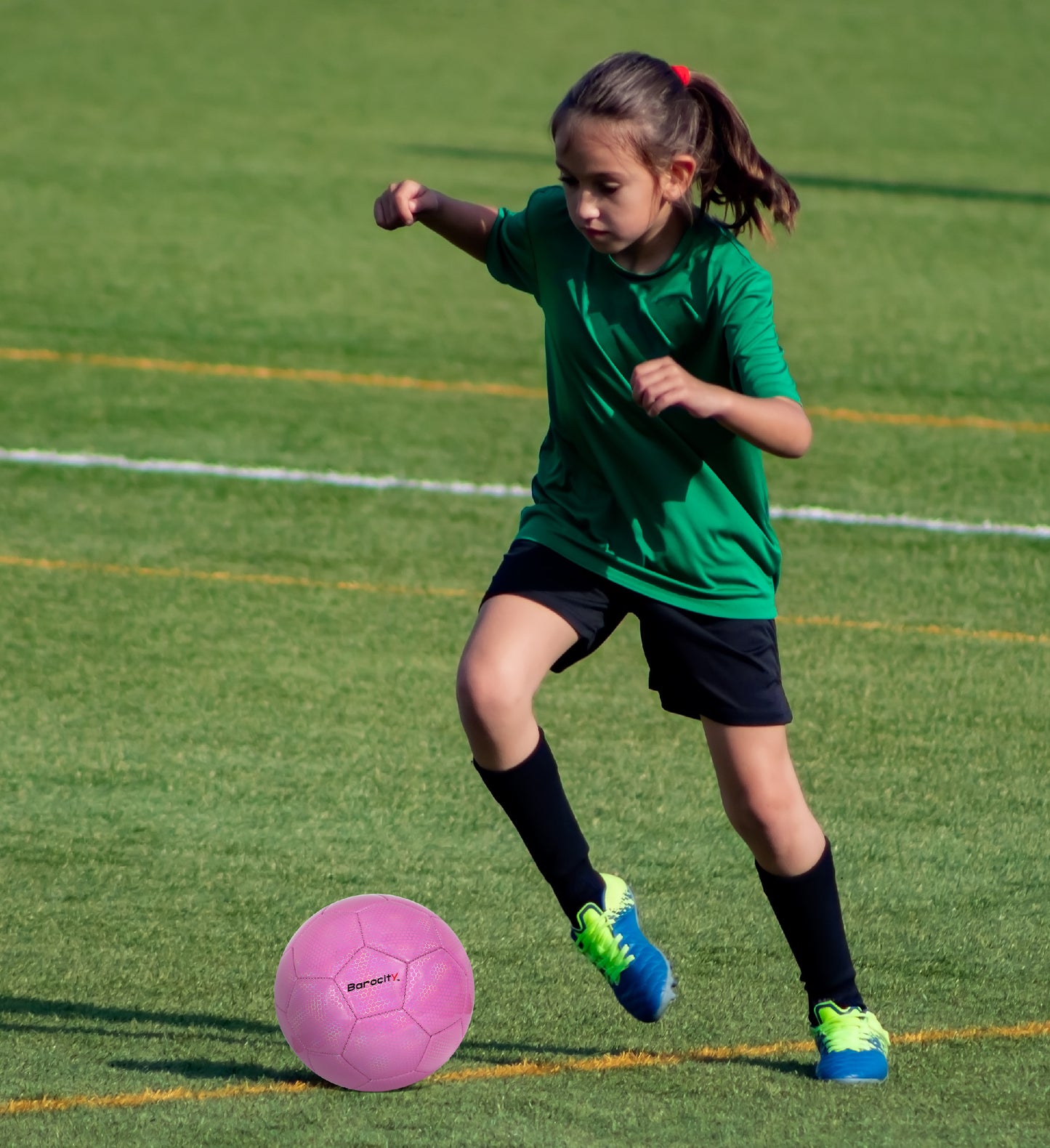 SOCCER BALL - PINK MODERN PATTERN - SIZE 5