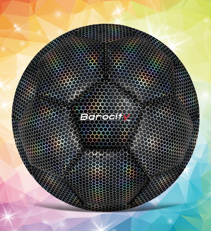 SOCCER BALL - BLACK MODERN PATTERN - SIZE 3