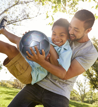 SOCCER BALL - SILVER MODERN PATTERN - SIZE 3