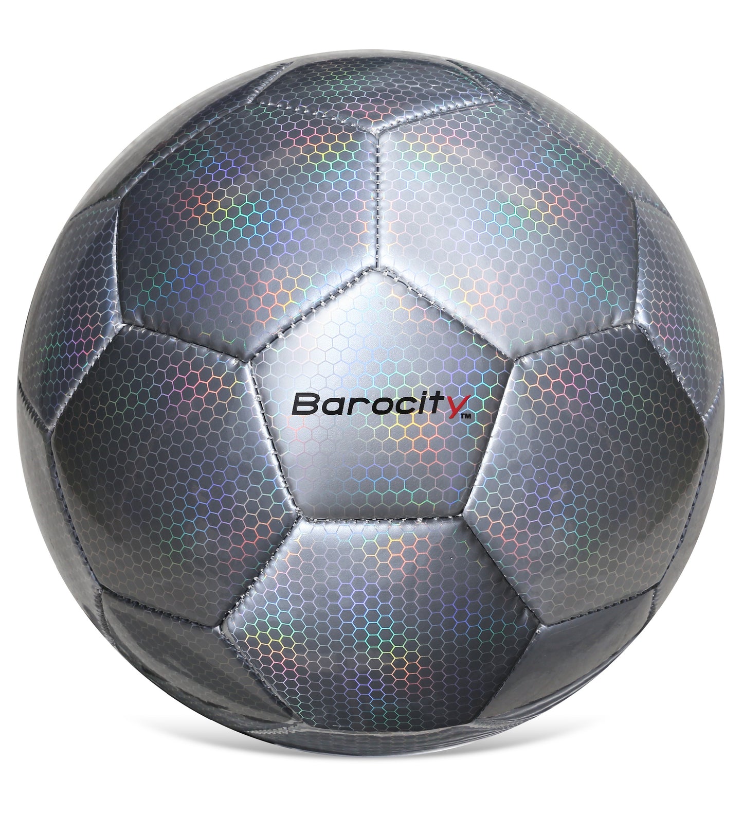 SOCCER BALL - SILVER MODERN PATTERN - SIZE 3
