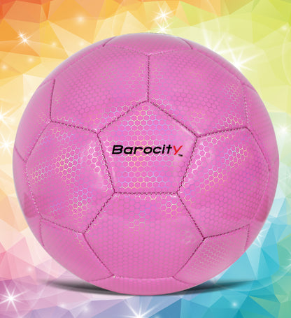 SOCCER BALL - PINK MODERN PATTERN - SIZE 3
