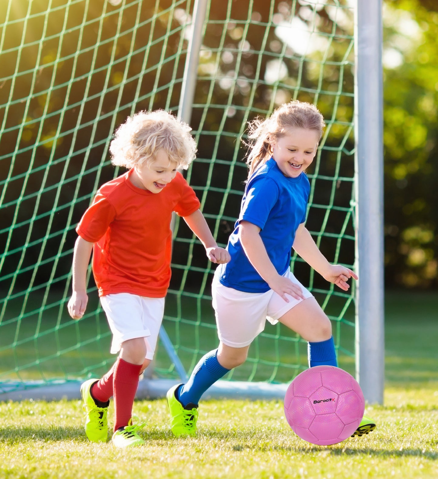 SOCCER BALL - PINK MODERN PATTERN - SIZE 3