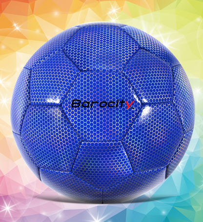 SOCCER BALL - BLUE MODERN PATTERN - SIZE 3